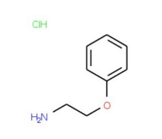2-phenoxyethanamine hydrochloride (CAS 1758-46-9 (non-salt)) - chemical structure image