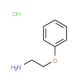 2-phenoxyethanamine hydrochloride (CAS 1758-46-9 (non-salt)) - chemical structure image