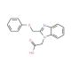 [2-(phenoxymethyl)-1H-benzimidazol-1-yl]acetic acid - chemical structure image
