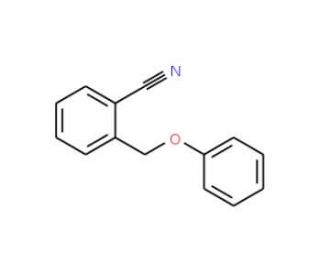 2-(phenoxymethyl)benzonitrile (CAS 168971-54-8) - chemical structure image