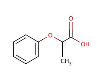 2-Phenoxypropionic acid (CAS 940-31-8) - chemical structure image