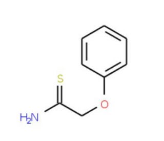 2-Phenoxythioacetamide (CAS 35370-80-0) - chemical structure image