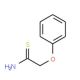 2-Phenoxythioacetamide (CAS 35370-80-0) - chemical structure image