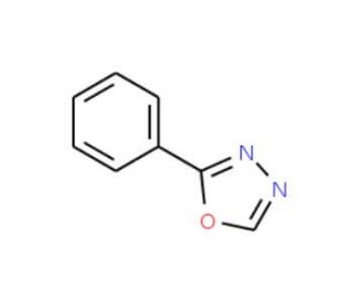 2-phenyl-1,3,4-oxadiazole (CAS 825-56-9) - chemical structure image