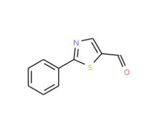 2-Phenyl-1,3-thiazole-5-carbaldehyde (CAS 1011-40-1) - chemical structure image