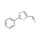 2-Phenyl-1,3-thiazole-5-carbaldehyde (CAS 1011-40-1) - chemical structure image