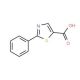 2-phenyl-1,3-thiazole-5-carboxylic acid (CAS 7113-10-2) - chemical structure image