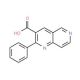 2-Phenyl-1,6-naphthyridine-3-carboxylic acid (CAS 849020-81-1) - chemical structure image