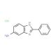 2-Phenyl-1H-benzoimidazol-5-ylamine hydrochloride - chemical structure image