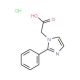 (2-Phenyl-1H-imidazol-1-yl)acetic acid hydrochloride - chemical structure image