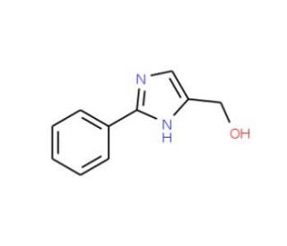 (2-Phenyl-1H-imidazol-4-yl)methanol (CAS 43002-54-6) - chemical structure image