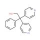 2-Phenyl-2,2-di-pyridin-4-yl-ethanol - chemical structure image