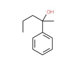2-Phenyl-2-pentanol (CAS 4383-18-0) - chemical structure image