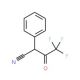 2-Phenyl-2-(trifluoroacetyl)acetonitrile, tech (CAS 492-16-0) - chemical structure image