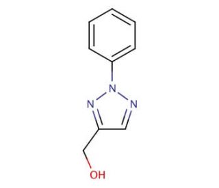 (2-phenyl-2H-1,2,3-triazol-4-yl)methanol - chemical structure image