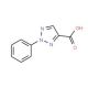 2-phenyl-2H-1,2,3-triazole-4-carboxylic acid (CAS 13306-99-5) - chemical structure image