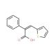 2-Phenyl-3-thiophen-2-yl-acrylic acid (CAS 10569-35-4) - chemical structure image