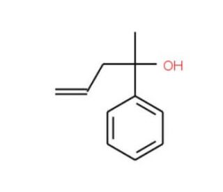 2-Phenyl-4-penten-2-ol (CAS 4743-74-2) - chemical structure image