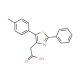 (2-Phenyl-5-p-tolyl-thiazol-4-yl)-acetic acid - chemical structure image
