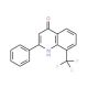 2-Phenyl-8-trifluoromethyl-4-quinolinol (CAS 253264-95-8) - chemical structure image