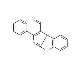 2-Phenyl-benzo[d]imidazo[2,1-b]thiazole-3-carboxaldehyde - chemical structure image