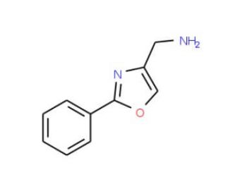 (2-Phenyl-oxazol-4-yl)methylamine (CAS 408352-90-9) - chemical structure image