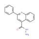 2-Phenyl-quinoline-4-carboxylic acid hydrazide (CAS 4779-54-8) - chemical structure image