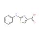 2-(Phenylamino)-1,3-thiazole-4-carboxylic acid (CAS 165683-01-2) - chemical structure image