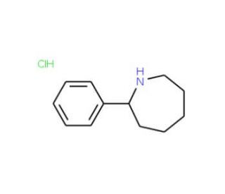 2-phenylazepane hydrochloride - chemical structure image