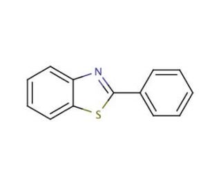 2-Phenylbenzothiazole (CAS 883-93-2) - chemical structure image