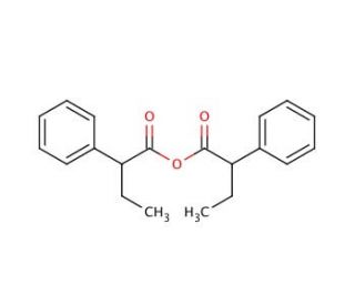 2-Phenylbutyric acid anhydride (CAS 1519-21-7) - chemical structure image