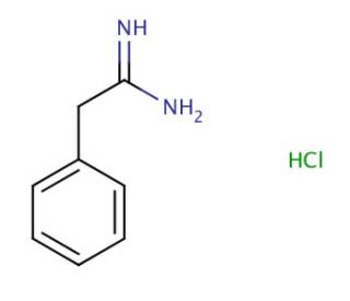 2-phenylethanimidamide hydrochloride (CAS 2498-46-6) - chemical structure image