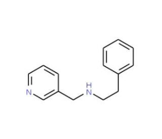 (2-phenylethyl)(pyridin-3-ylmethyl)amine (CAS 16562-17-7) - chemical structure image