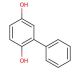 2-Phenylhydroquinone (CAS 1079-21-6) - chemical structure image