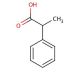 2-Phenylpropionic acid (CAS 492-37-5) - chemical structure image
