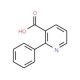 2-Phenylpyridine-3-carboxylic acid (CAS 33421-39-5) - chemical structure image