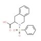 2-(phenylsulfonyl)-1,2,3,4-tetrahydroisoquinoline-3-carboxylic acid - chemical structure image