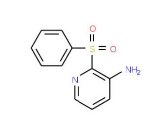 2-(Phenylsulfonyl)-3-pyridinamine - chemical structure image