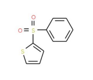 2-(Phenylsulfonyl)thiophene (CAS 22407-40-5) - chemical structure image