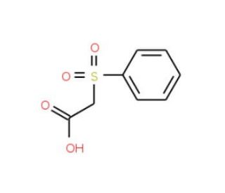 2-(Phenylsulphonyl)acetic acid (CAS 3959-23-7) - chemical structure image