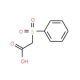 2-(Phenylsulphonyl)acetic acid (CAS 3959-23-7) - chemical structure image