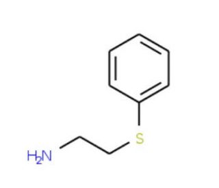 2-(phenylthio)ethanamine (CAS 2014-75-7) - chemical structure image