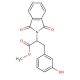 2-Phthalimidyl-3-(3′-hydroxyphenyl)propionic Acid Methyl Ester - chemical structure image
