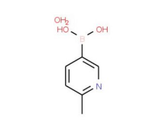2-Picoline-5-boronic acid hydrate (CAS 1072952-30-7) - chemical structure image