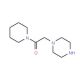 2-Piperazin-1-yl-1-piperidin-1-yl-ethanone (CAS 70558-13-3) - chemical structure image
