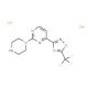 2-Piperazin-1-yl-4-[5-(trifluoromethyl)-1,2,4-oxadiazol-3-yl]pyrimidine dihydrochloride - chemical structure image