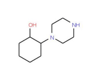 2-Piperazin-1-yl-cyclohexanol - chemical structure image