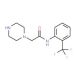 2-Piperazin-1-yl-N-[2-(trifluoromethyl)phenyl]-acetamide - chemical structure image