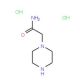 2-Piperazin-1-ylacetamide dihydrochloride - chemical structure image