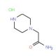 2-piperazin-1-ylacetamide hydrochloride (CAS 55829-43-1) - chemical structure image